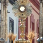 eucharist, eucharistic procession, monstrance