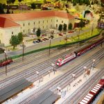 model train, railroad, track h0