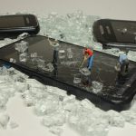 recycling, mobile, miniature figures