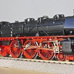 steam locomotive, model, track h0