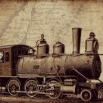 vintage, locomotive, mogul
